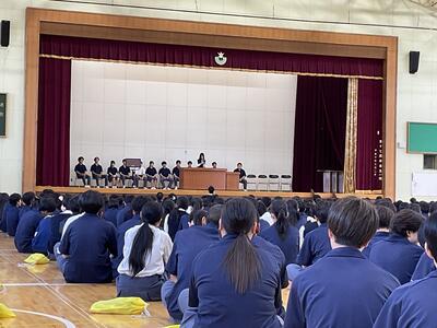 県総体報告会の様子